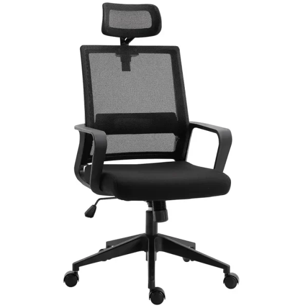 Adjustable Gaming Chair, Lumbar Support, Wheels